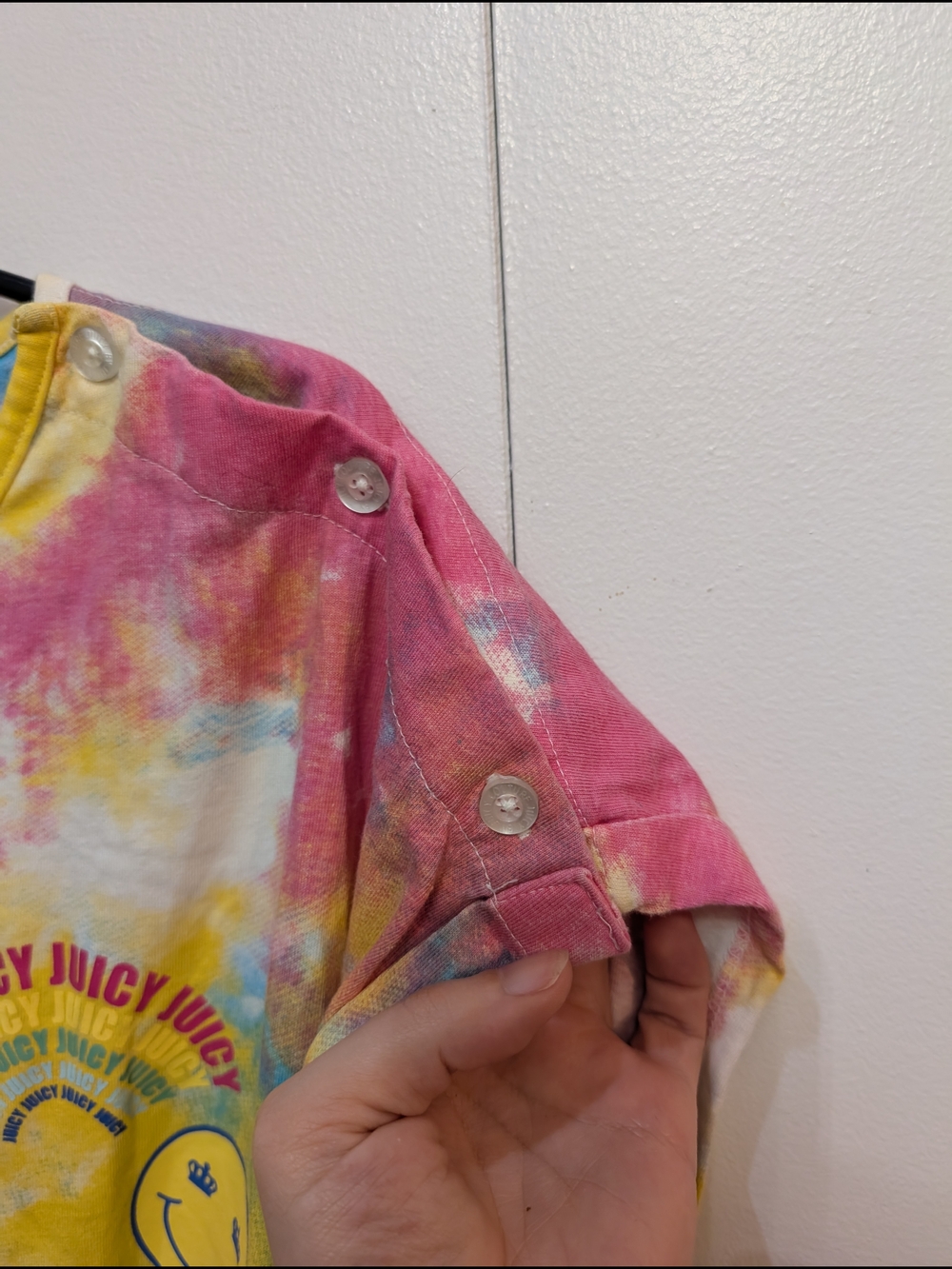 Juicy Couture Tie-Dye Romper With Fun Graphics - Picture 7 of 16